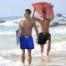 KAMA BRIDAL Men's Swim Trunks Quick Dry Active Shorts for Surfing Swimming Black B079KXN79F